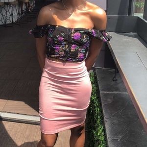 Forever21 Off The Shoulder Crop Top